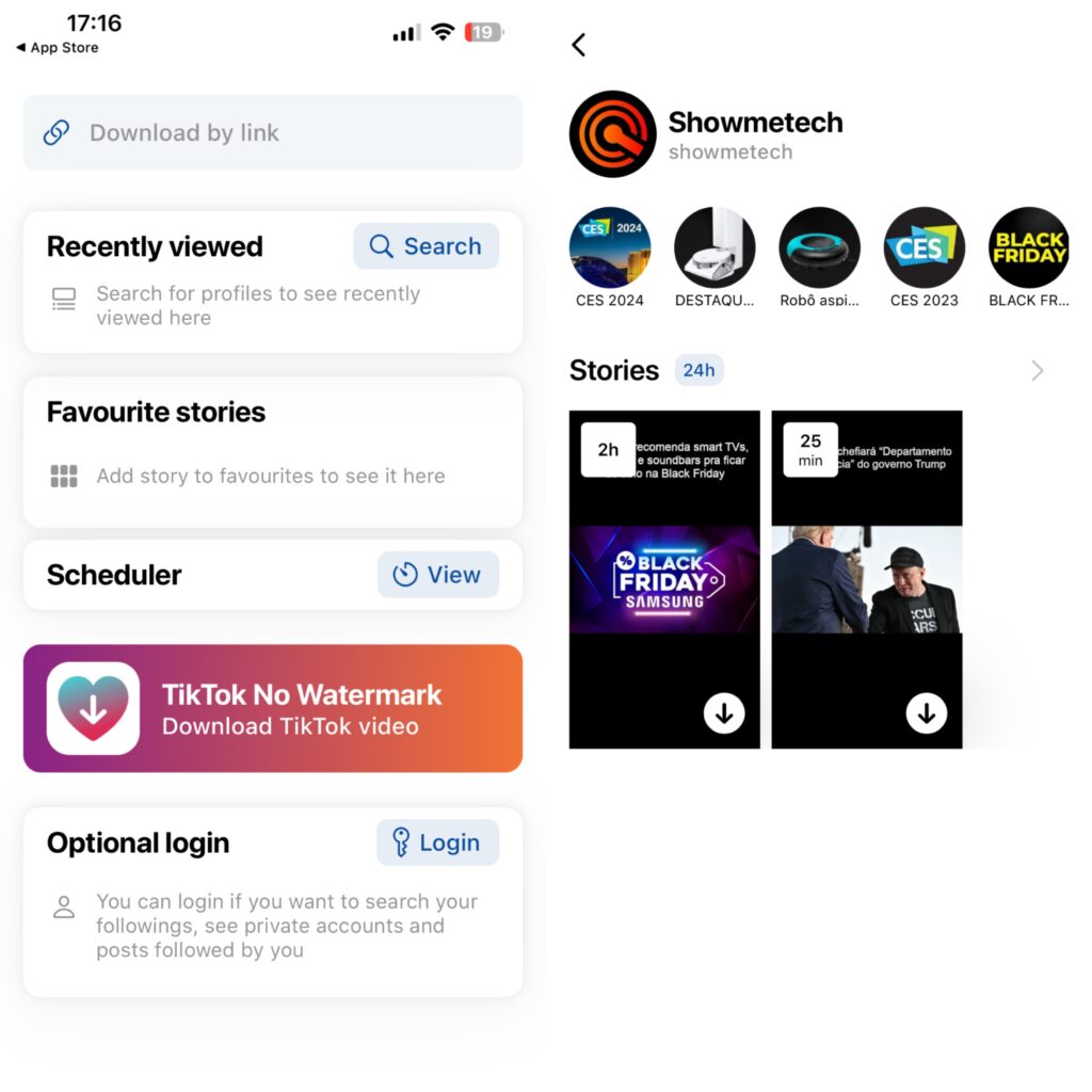 Como baixar vídeo do instagram (reels, post e stories) Página de download