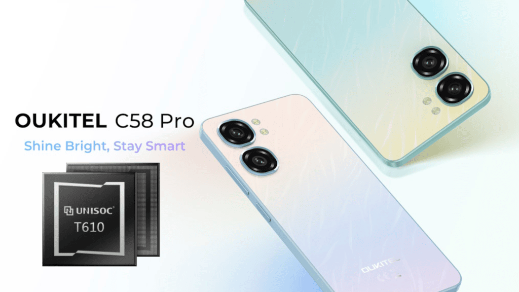 Novo Oukitel C58 Pro combina design fino com bateria duradoura