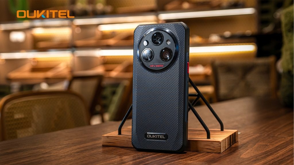 Oukitel lança promoção de black friday com smartphones android a com até 60% off Smartphone Oukitel WP35 dalam suasana nyaman