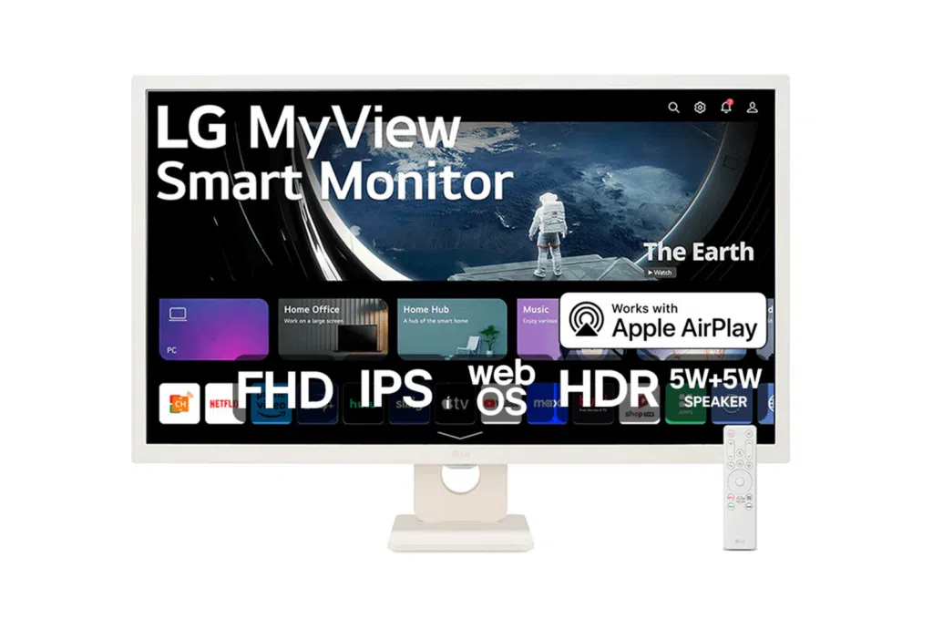 Black friday da lg oferece descontos de até 50% em smart tvs, caixas de som e mais Monitor lg myview smart 32"(32sr50f-w)