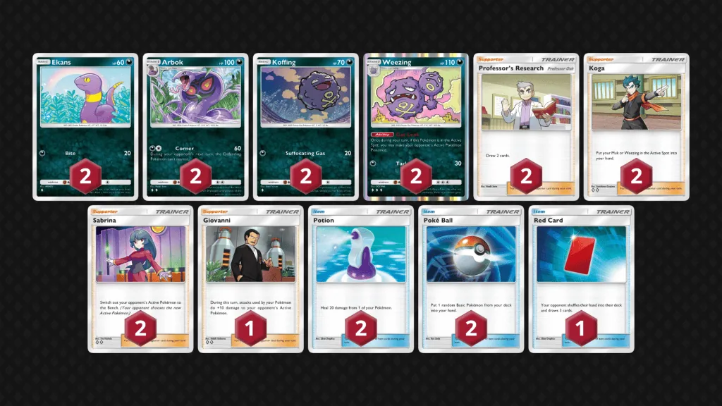 Guia pokémon tcg pocket: tudo o que você precisa saber sobre o game Baralho de arbok no pokémon tcg pocket