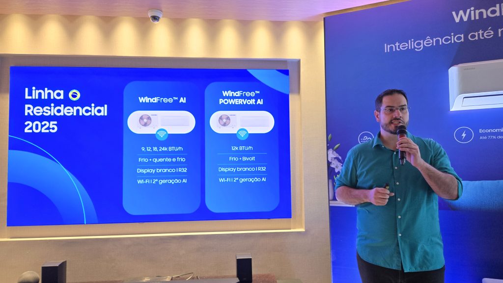 Daniel fraianeli, gerente sênior da divisão de ar-condicionado na samsung brasil.