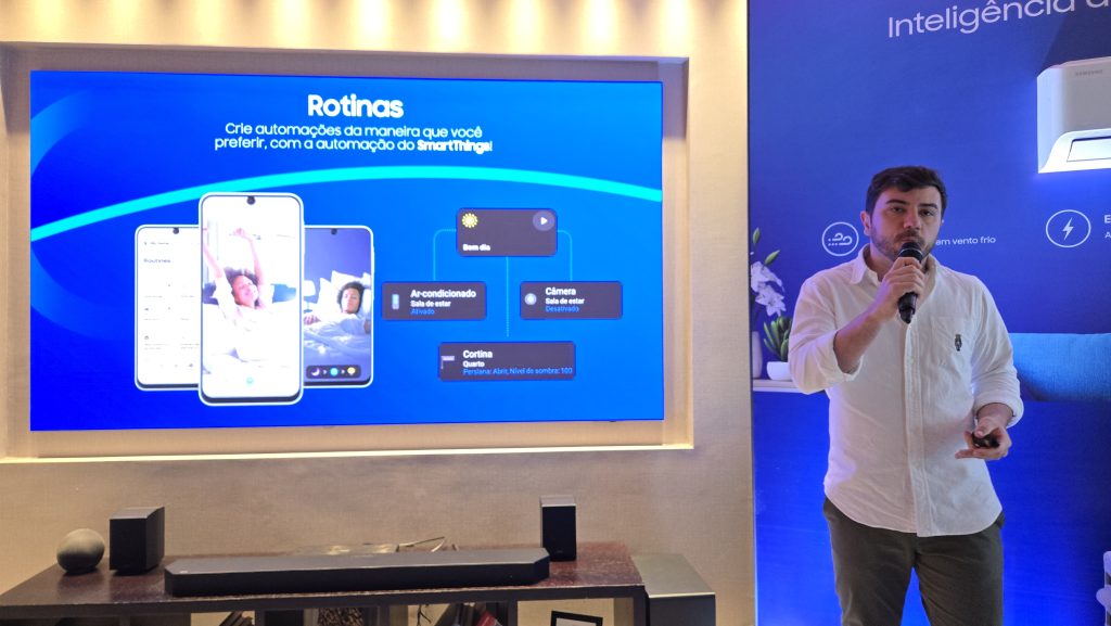 Celio pascoli, gerente de produto da divisão de ar-condicionado da samsung brasil.