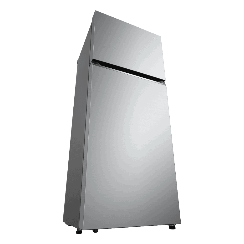 Geladeira lg frost free inverter 461l duplex inox oferece até 52% de economia de energia Geladeira duplex gn-b372