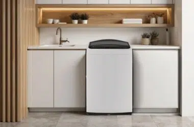 LG bringt Toplader-Waschmaschine mit KI auf den Markt, um Schäden an Textilien zu vermeiden. Foto: Werbung / lg.