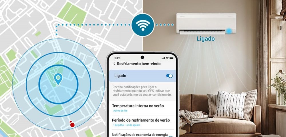 Welcome cooling de ares-condicionados da samsung
