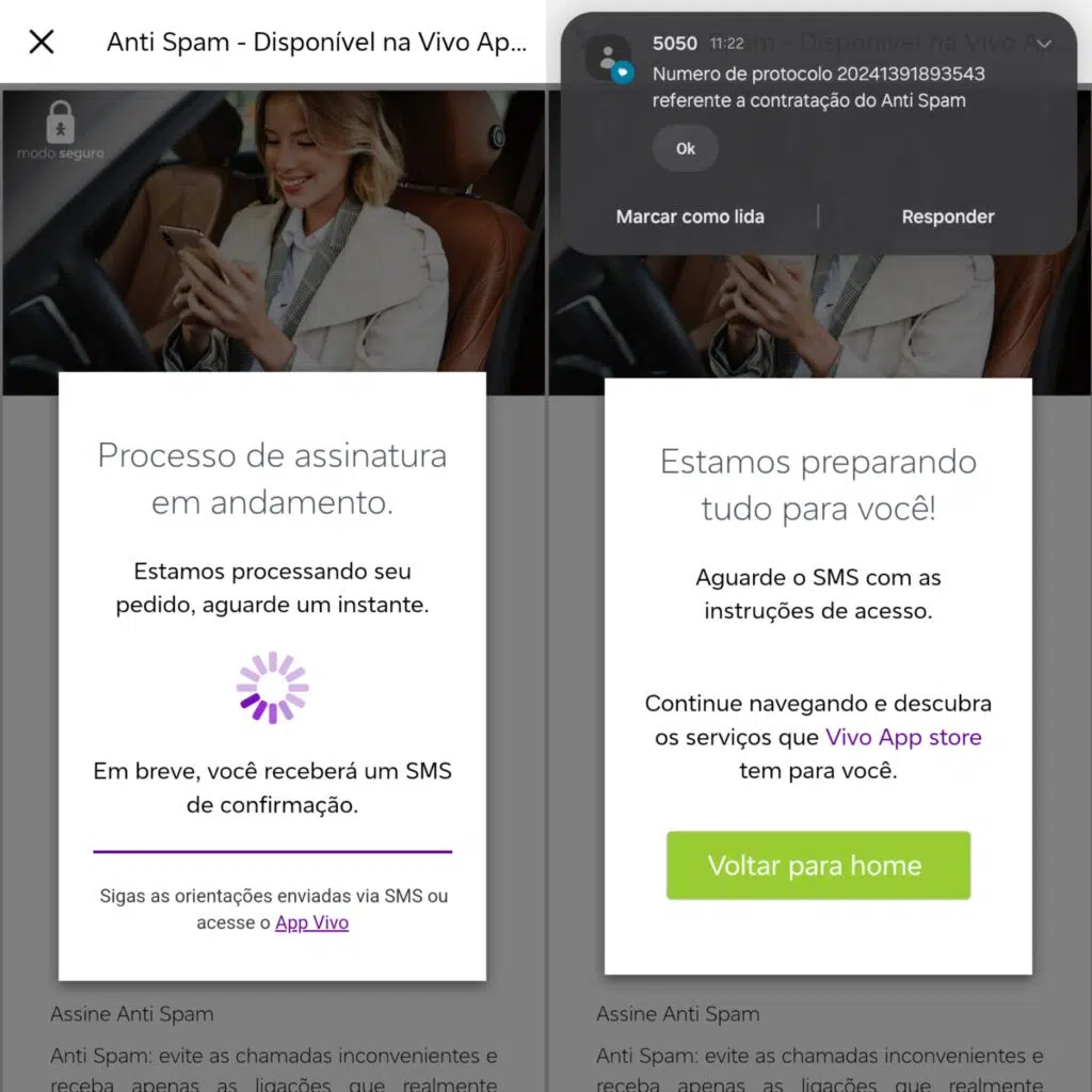 Vivo lança serviço anti spam para chamadas. Veja como ativar Ativação de bloquear ligações indesejadas da vivo