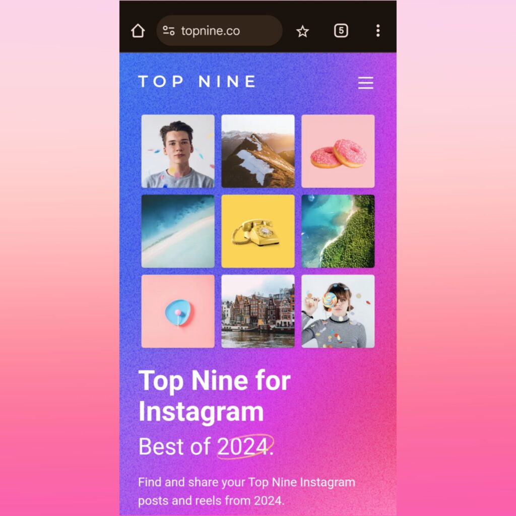 Top neuf : découvrez comment faire votre rétrospective Instagram 2024 Top neuf pour générer une rétrospective Instagram