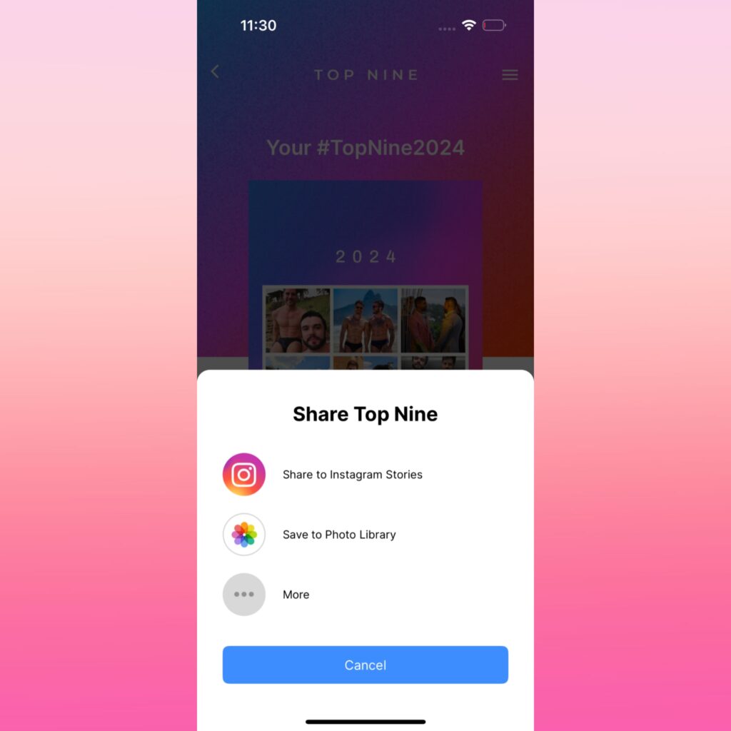 Top neuf : découvrez comment faire votre rétrospective Instagram 2024 Sauvegarder le top neuf 2024 avec les photos les plus appréciées sur Instagram