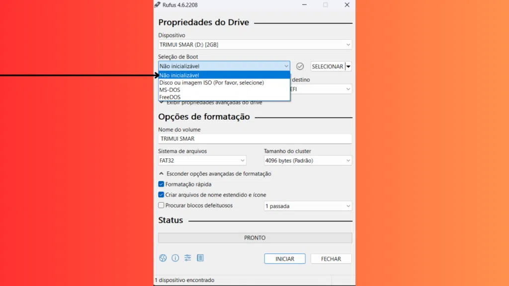 Review: trimui smart pro é um console portátil nostálgico e potente Aplicativo rufus para criar usb bootável para trimui smart pro