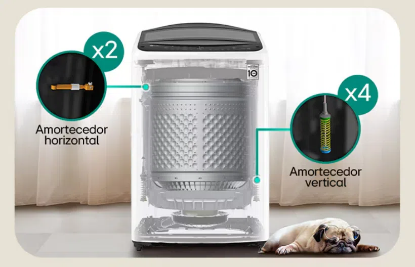 Lg lança máquina de lavar roupas top load com ia para não danificar tecidos Lg lança máquina de lavar roupas top load com ia para não danificar tecidos