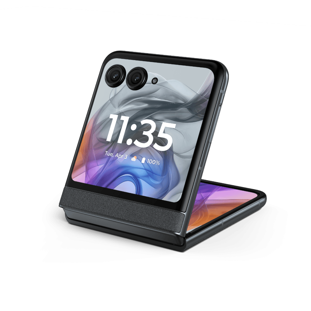 Câmera dobrável de última geração com design inovador para smartphones.