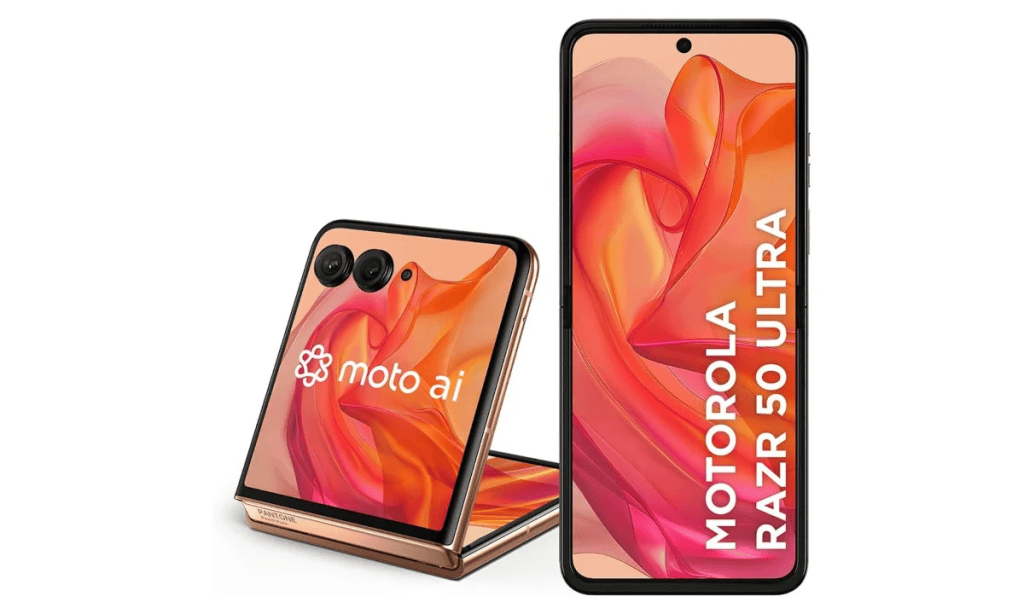 Smartphone dobrável motorola razr 50 traz design inovador, inteligência artificial e processador potente Smartphone dobrável motorola razr 50 traz design inovador, inteligência artificial e processador potente