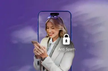 אבטחת סמארטפונים עם דגש על אנטי-ספאם.