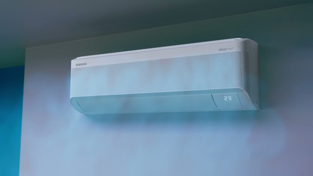 Display branco é uma das novidades para nova linha de ares-condicionados da samsung