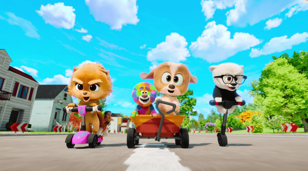 Veja os lançamentos da netflix em fevereiro de 2025 Cena de cãezinhos no passeio: parte 1 / fonte: netflix