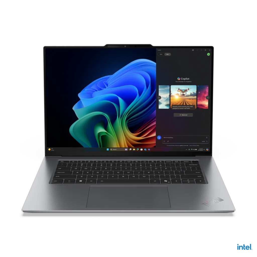 Ces 2025: Lenovo показывает на выставке thinkpad x9 aura edition с искусственным интеллектом, который организует документы и другие строки Thinkpad x9 aura edition, из линейки ThinkPad с искусственным интеллектом.