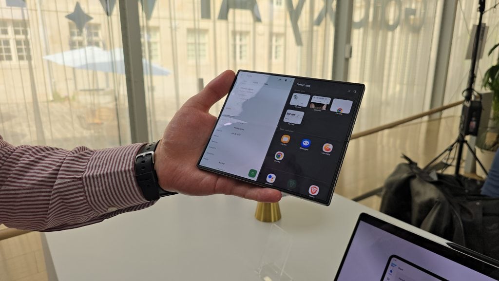 Review: Galaxy Z Fold6 Improves Samsung's Best Foldable Galaxy z fold6 fully unfolded