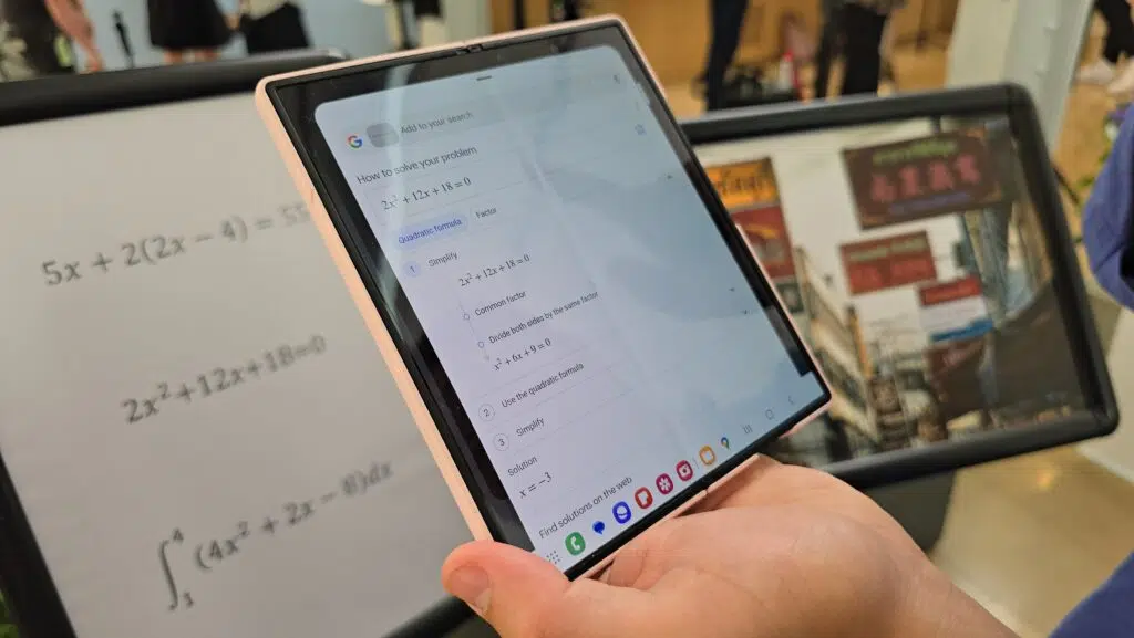 Review: galaxy z fold6 aprimora o melhor dobrável da samsung Galaxy z fold6 completamente aberto