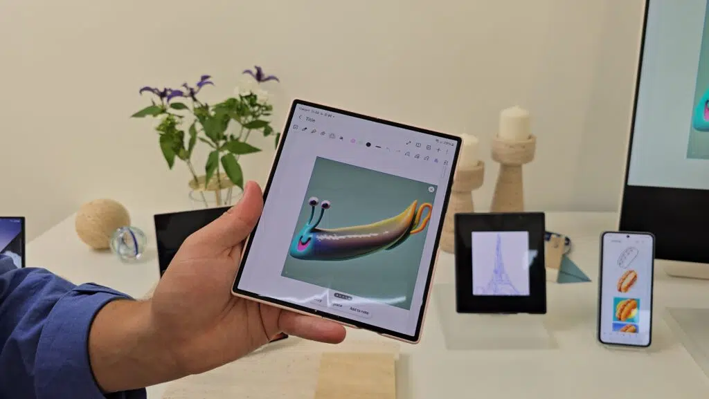 Review: galaxy z fold6 aprimora o melhor dobrável da samsung Galaxy z fold6 completamente aberto