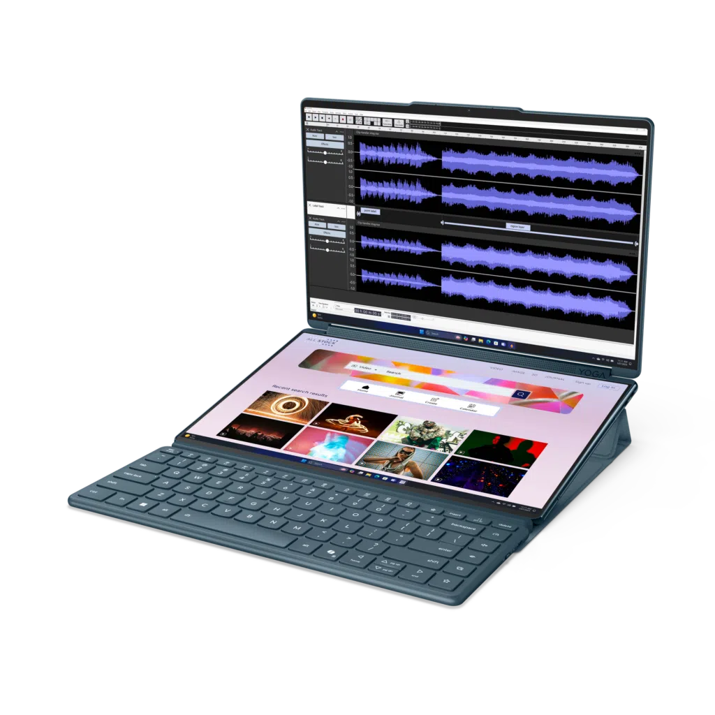 Ces 2025: lenovo atualiza notebooks yoga e ideapad com recursos de ia Lenovo yoga book 9i