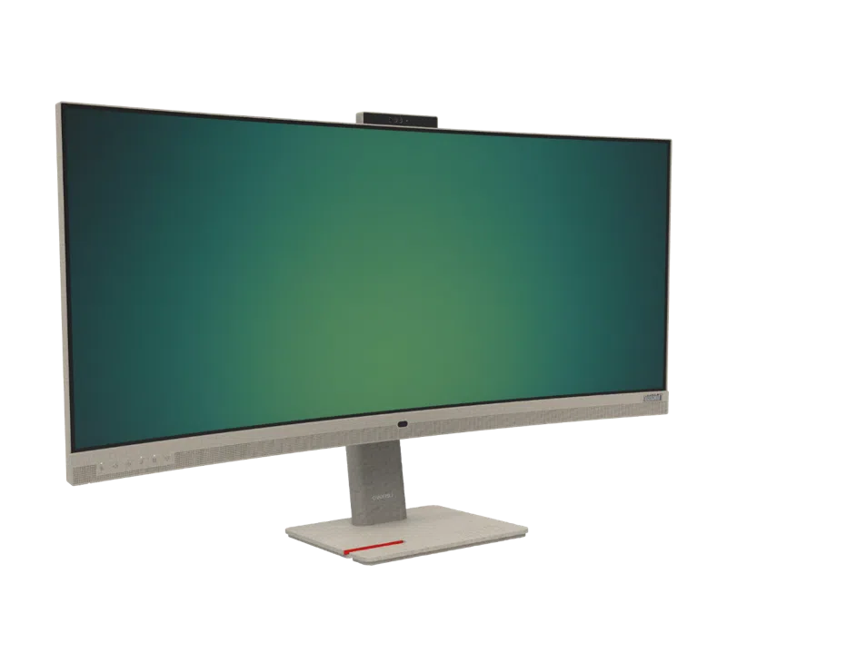 Ces 2025: lenovo mostra ai display, monitor que alerta sobre má postura, e “produtos-conceito” na feira Ai display da lenovo