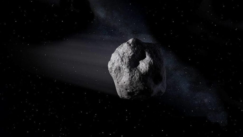 Laut NASA enthält der Asteroid Bennu lebenswichtige Bestandteile Grafische Darstellung des Asteroiden Bennu