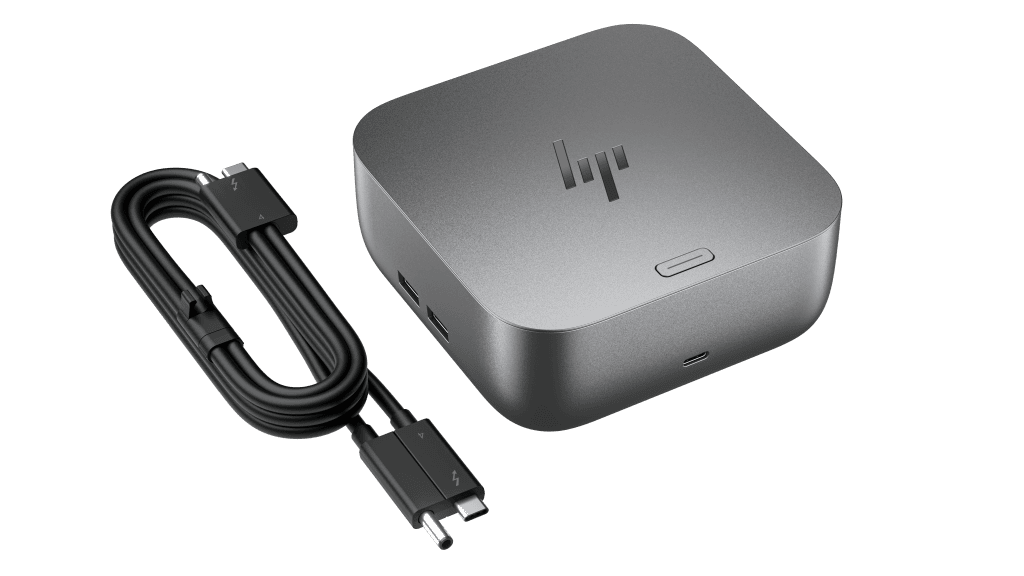 Dock thunderbolt 4 ultra na cor cinza e potência de até 280w