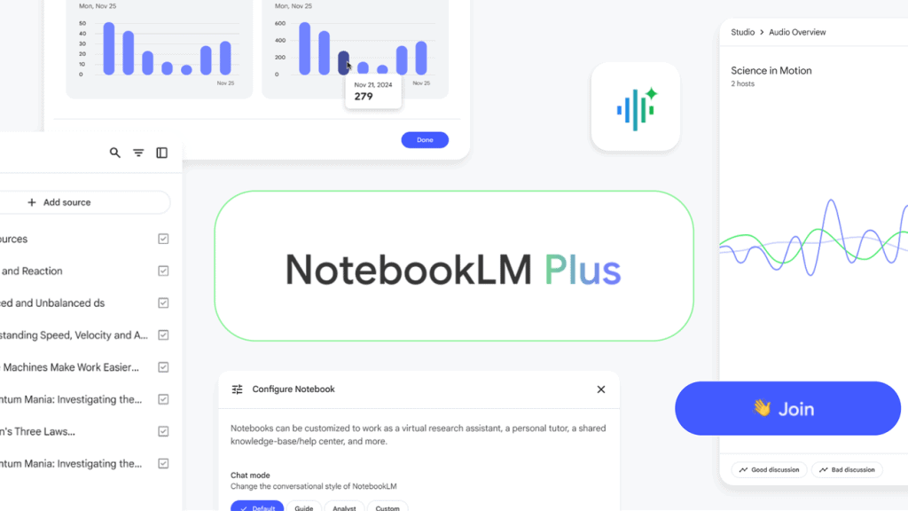 Google merilis Gemini secara gratis untuk pengguna bisnis dan perusahaan ruang kerja Notebooklm plus citra sistem