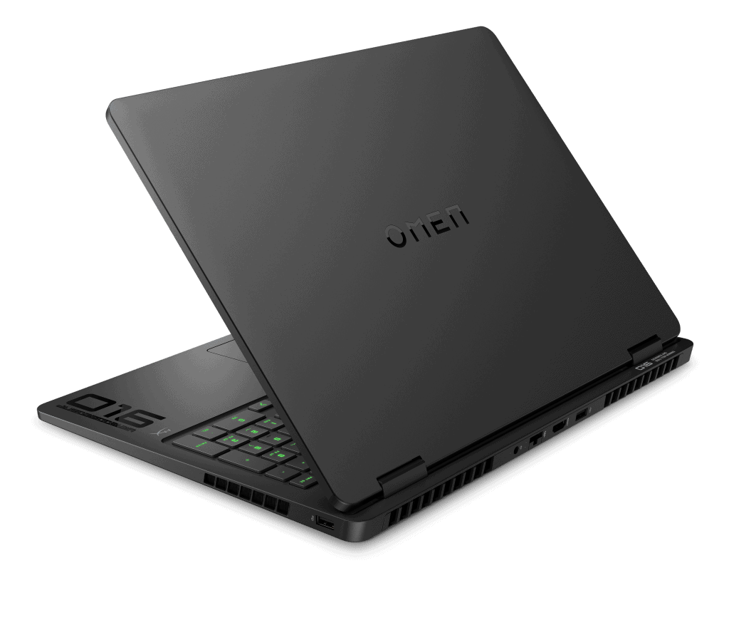 Ces 2025: HP updatet de omen gamer-lijn van notebooks, desktops en monitoren op de beurs Achterste deel van het voorteken 16, in het zwart