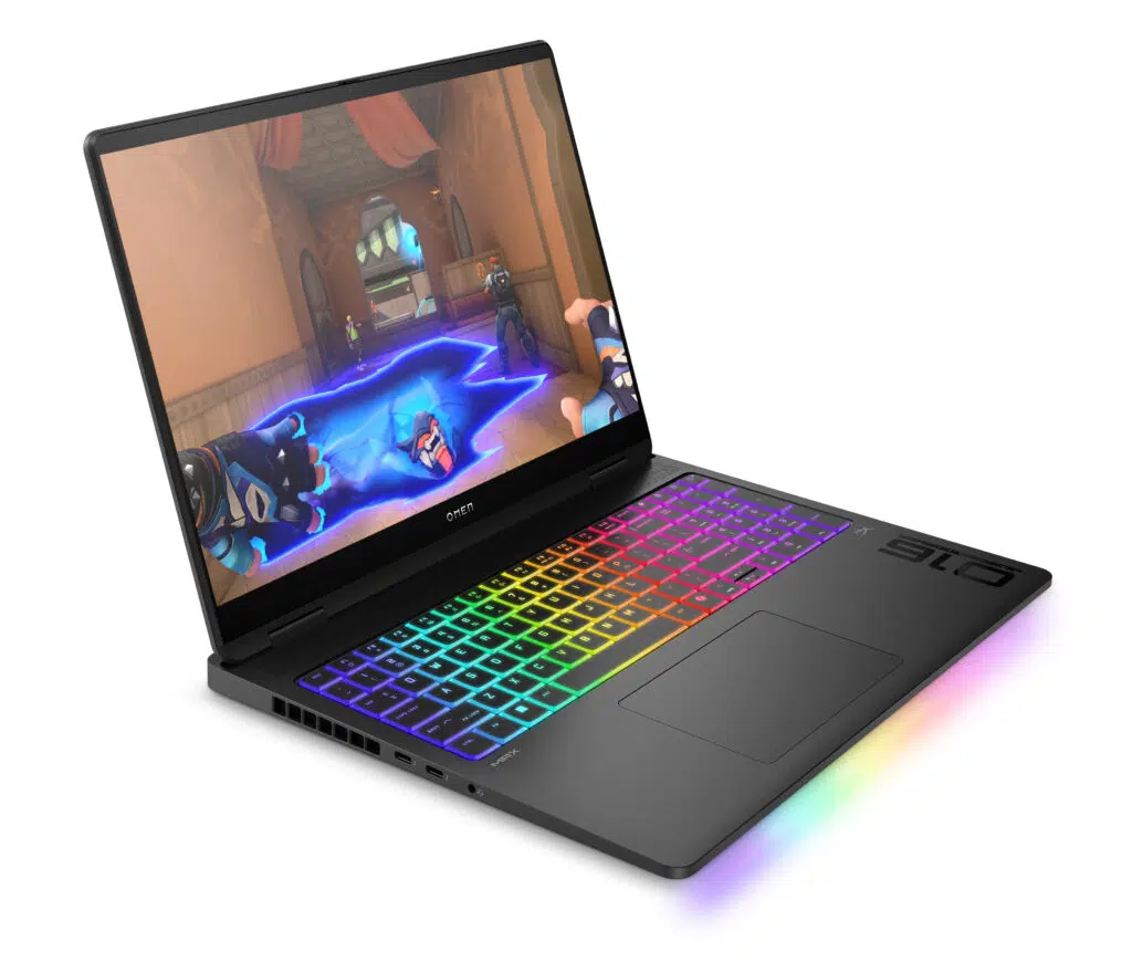Ces 2025: hp atualiza linha gamer omen de notebooks, desktops e monitores na feira Omen max 16, notebook gamer mais potente da linha gamer omen com omen ai