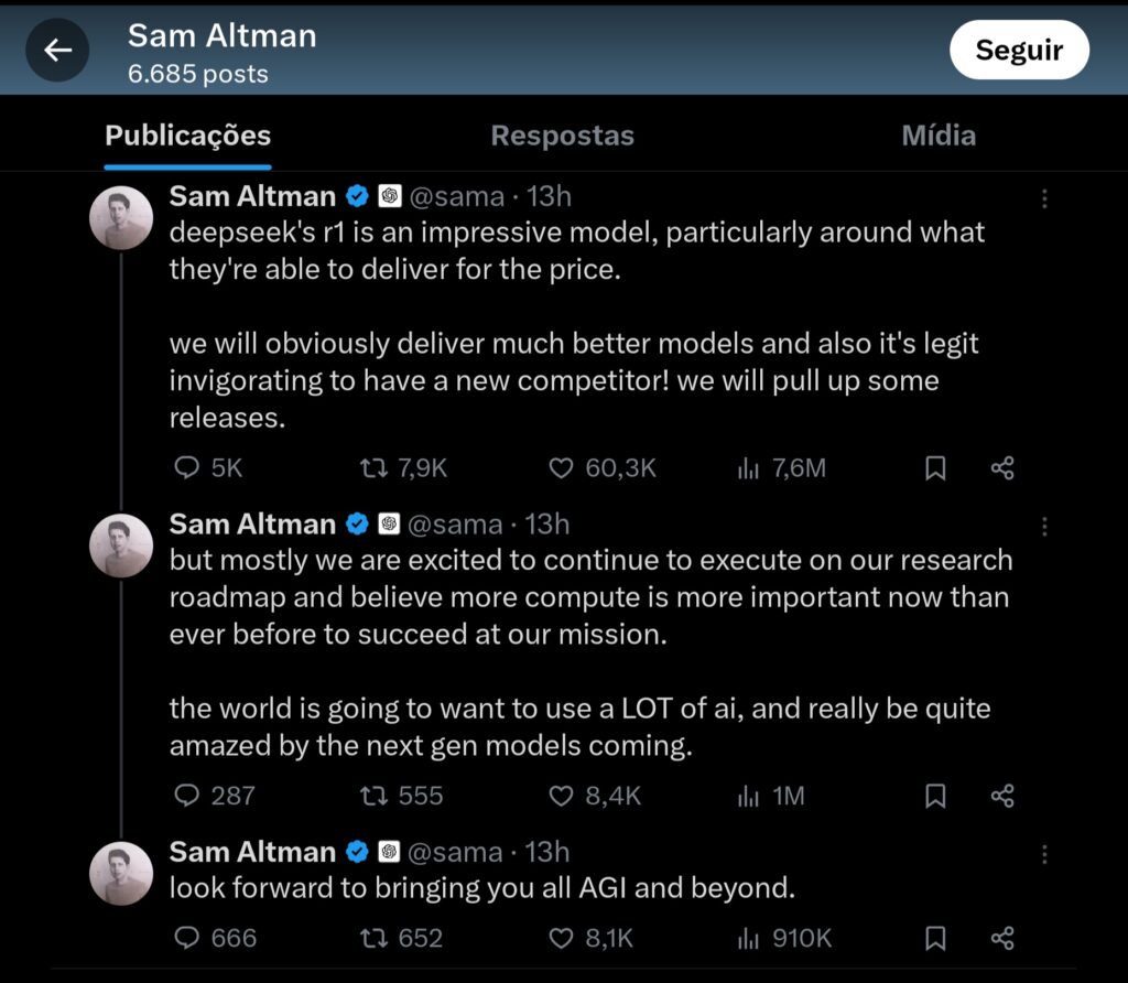 Chatgpt'i tehdit eden Çin yapay zekası deepseek ile tanışın Sam Altman'ın Çin Yapay Zekası Deepseek ile ilgili açıklaması