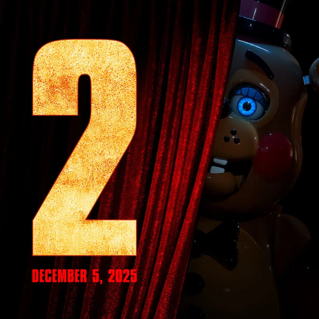 Os filmes mais aguardados de 2025 Pôster do segundo filme de five nights at freddy's