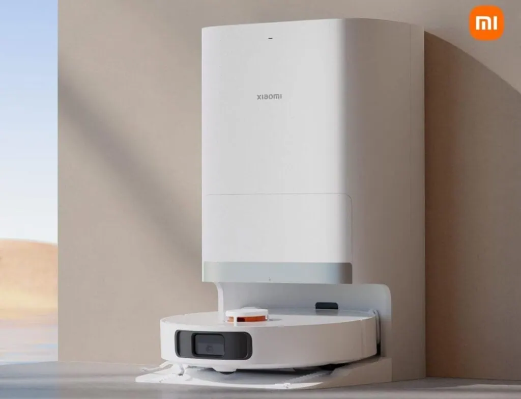 Veja os melhores produtos para a casa conectada (2025) Robô aspirador xiaomi com design moderno e inteligente para limpeza eficiente.