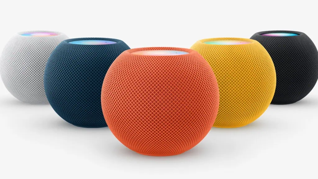 Veja os melhores produtos para a casa conectada (2025) Controle inteligente de voz com os alto-falantes inteligentes da apple e google, disponíveis em várias cores vibrantes.