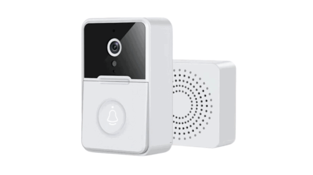 Veja os melhores produtos para a casa conectada (2025) Porta de campainha inteligente com vídeo e sirene, opção moderna para segurança residencial.