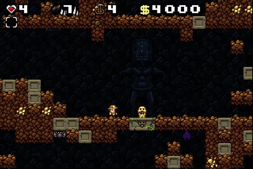 Os melhores jogos gratuitos para jogar direto no navegador de internet Personagem explorando uma caverna em um videogame