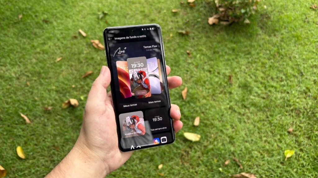 Review: oppo find x8 pro traz câmeras poderosas e alto desempenho Parte frontal do oppo find x8 pro