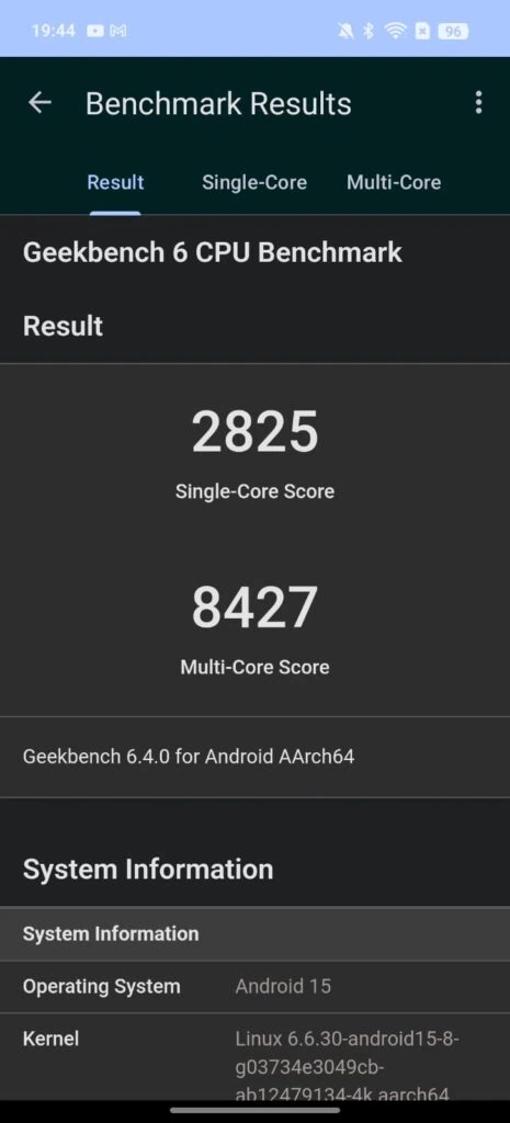 Review: oppo find x8 pro traz câmeras poderosas e alto desempenho Resultado geral do benchmark no geekbench para o oppo find x8 pro