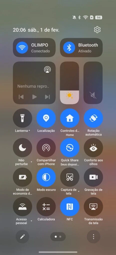 Review: oppo find x8 pro traz câmeras poderosas e alto desempenho Barra de status do oppo find x8 pro