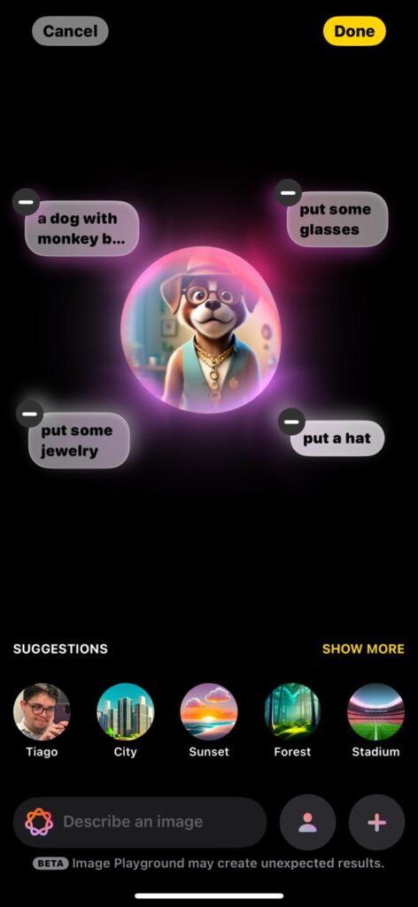 43 tips og triks for iphone 16, 16 plus og iphone 16 pro og 16 pro max Apples Playground-appbilde