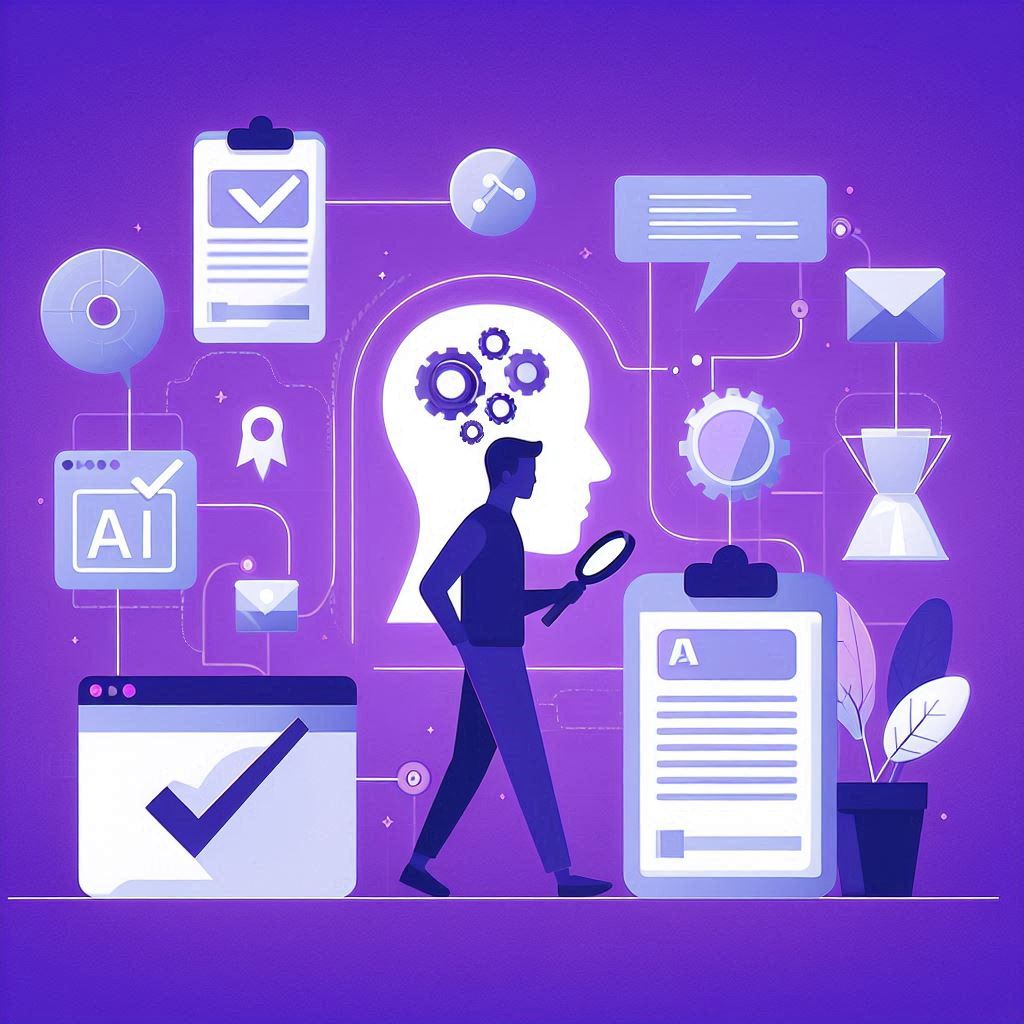 Inteligência artificial e tecnologia, análise de dados, automação e inovação digital.