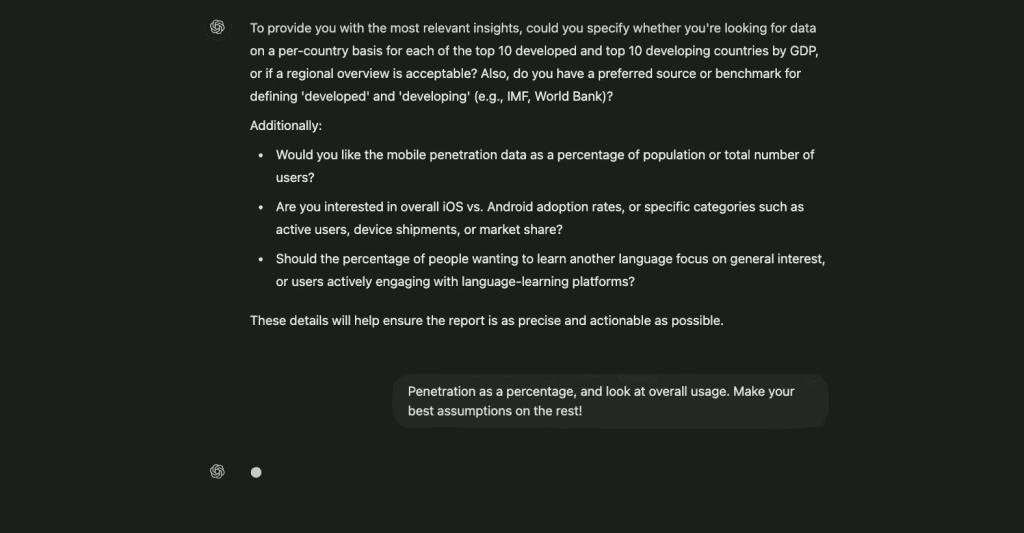 ChatGPT 的全新深度研究平台可为您提供研究和分析服务。 Chatgpt全新深度研究为你做研究分析