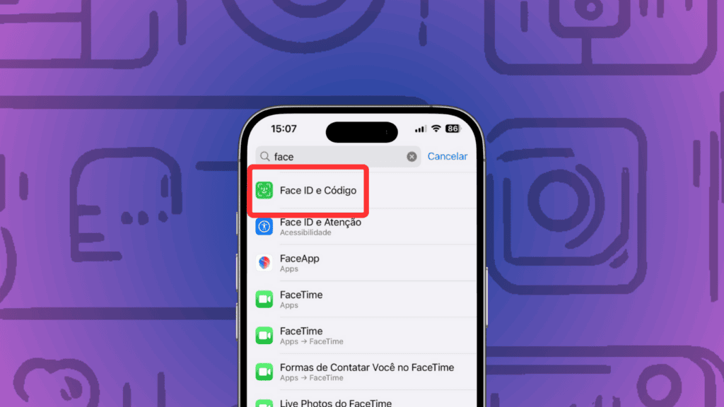 Celular no carnaval: dicas para curtir a folia com segurança Proteção do iphone pode ser encontrada nos ajustes - imagem: showmetech/felipe faustino