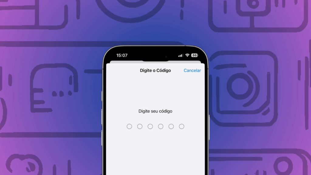 Celular no carnaval: dicas para curtir a folia com segurança Aparelho pedirá a senha do usuário para abrir as configurações - imagem: showmetech/felipe faustino