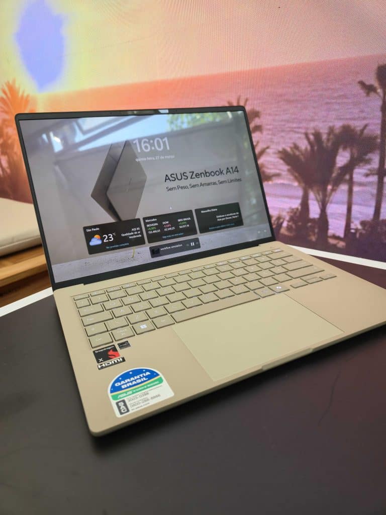 Asus lanserar Zenbook A14 och Vivobook 16 i Brasilien med batteritid på upp till 32 timmar Asus Zenbook A14 bärbar dator