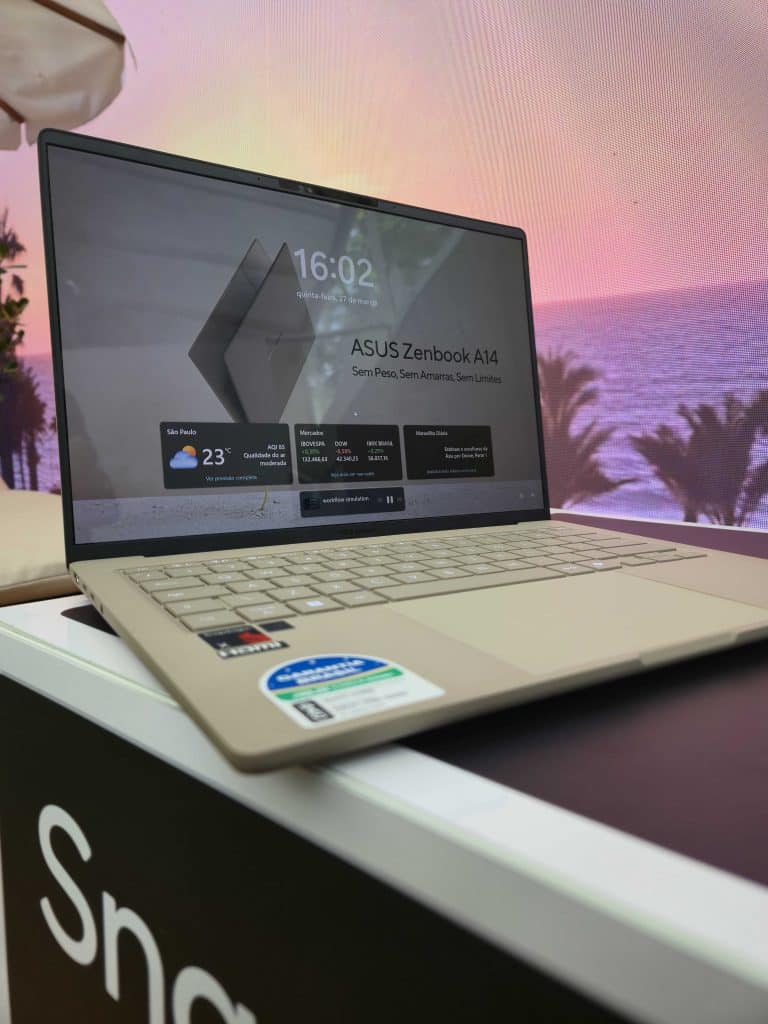 Asus lanserar Zenbook A14 och Vivobook 16 i Brasilien med batteritid på upp till 32 timmar Zenbook a14