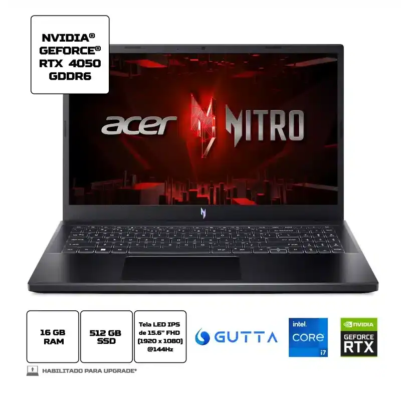 Consumer Week: Acer bietet bis zu 35 % Rabatt auf Notebooks, Rucksäcke und Monitore Acer Nitro V (ANV15-51-7037)