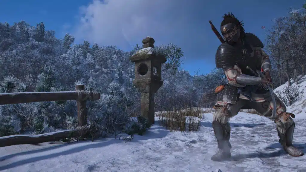 Review: assassin’s creed shadows é um épico de traição e vingança no japão feudal Samurai na neve branca