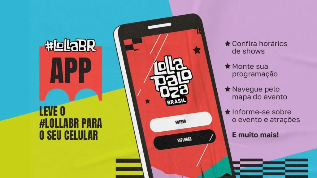 13 dicas para aproveitar o lollapalooza 2026 Aplicativo do lollapalooza brasil 2025